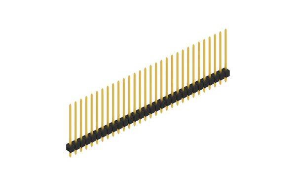 Fischer Elektronik Stiftleiste (Standard) Anzahl Reihen: 1 10048825 10St.