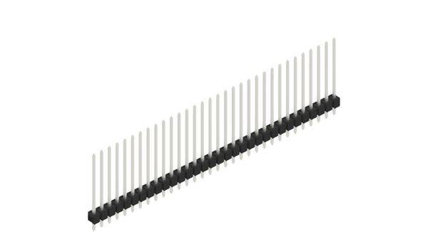 Fischer Elektronik Stiftleiste (Standard) Anzahl Reihen: 1 10048834 10St.