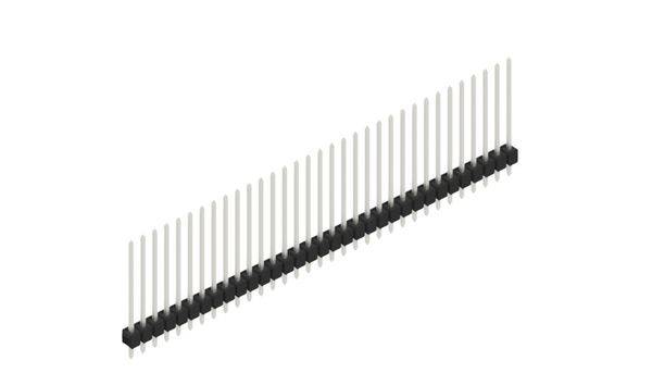 Fischer Elektronik Stiftleiste (Standard) Anzahl Reihen: 1 10048837 10St.