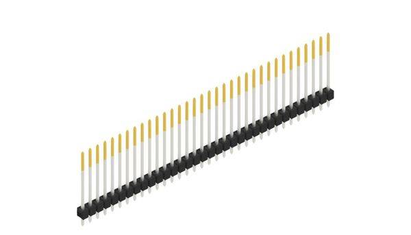Fischer Elektronik Stiftleiste (Standard) Anzahl Reihen: 1 10048839 10St.