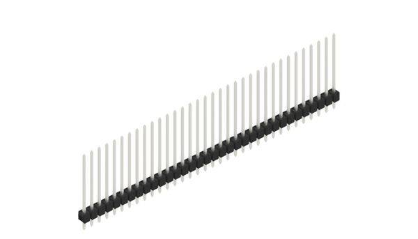Fischer Elektronik Stiftleiste (Standard) Anzahl Reihen: 1 10048840 10St.