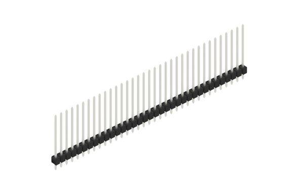 Fischer Elektronik Stiftleiste (Standard) Anzahl Reihen: 1 10048843 10St.