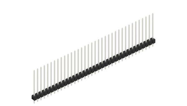 Fischer Elektronik Stiftleiste (Standard) Anzahl Reihen: 1 10048846 10St.