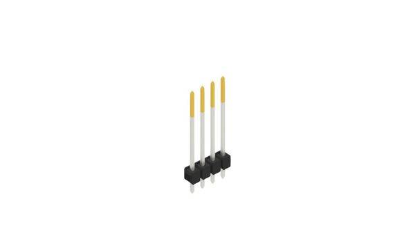 Fischer Elektronik Stiftleiste (Standard) Anzahl Reihen: 1 10048743 10St.