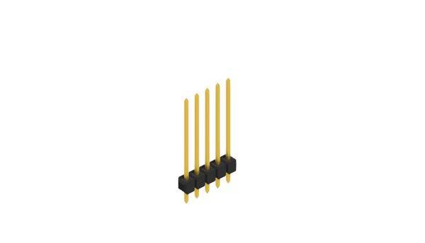 Fischer Elektronik Stiftleiste (Standard) Anzahl Reihen: 1 10048745 10St.