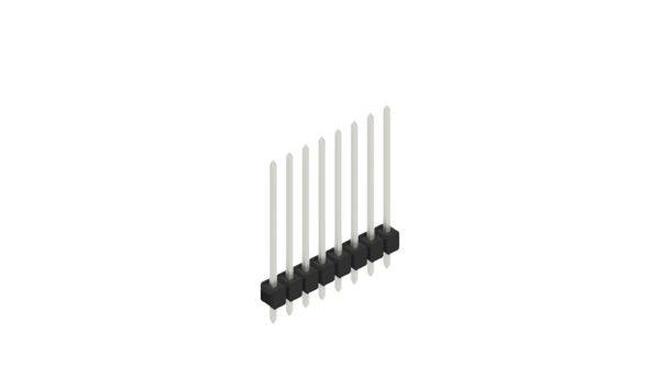 Fischer Elektronik Stiftleiste (Standard) Anzahl Reihen: 1 10048756 10St.