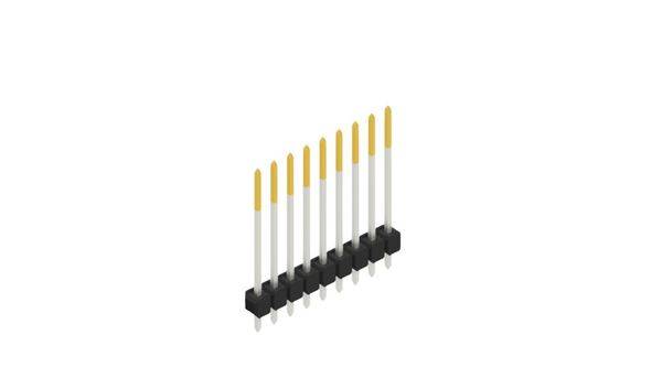 Fischer Elektronik Stiftleiste (Standard) Anzahl Reihen: 1 10048758 10St.