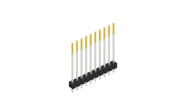 Fischer Elektronik Stiftleiste (Standard) Anzahl Reihen: 1 10048874 10St.