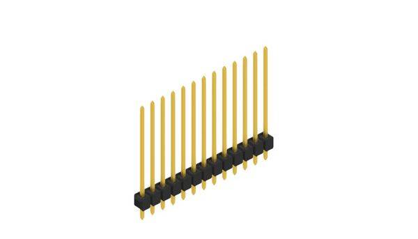 Fischer Elektronik Stiftleiste (Standard) Anzahl Reihen: 1 10048881 10St.