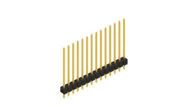 Fischer Elektronik Stiftleiste (Standard) Anzahl Reihen: 1 10048884 10St.