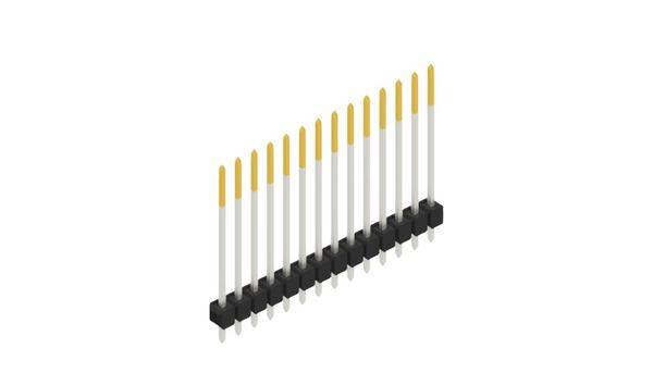 Fischer Elektronik Stiftleiste (Standard) Anzahl Reihen: 1 10048885 10St.