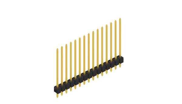 Fischer Elektronik Stiftleiste (Standard) Anzahl Reihen: 1 10048888 10St.