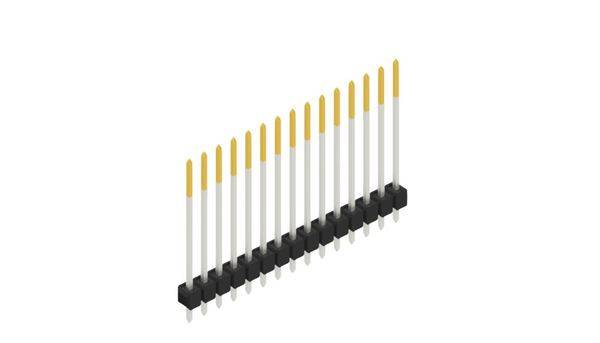 Fischer Elektronik Stiftleiste (Standard) Anzahl Reihen: 1 10048889 10St.
