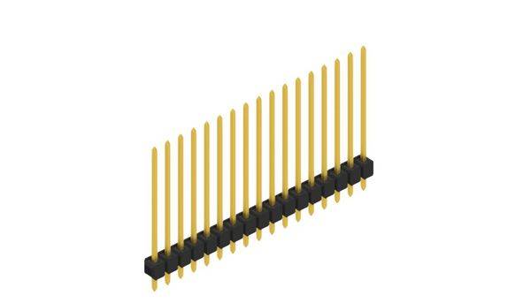 Fischer Elektronik Stiftleiste (Standard) Anzahl Reihen: 1 10048894 10St.