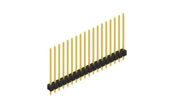 Fischer Elektronik Stiftleiste (Standard) Anzahl Reihen: 1 10048898 10St.