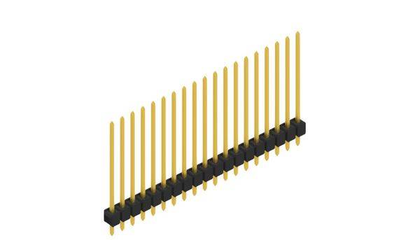 Fischer Elektronik Stiftleiste (Standard) Anzahl Reihen: 1 10048901 10St.