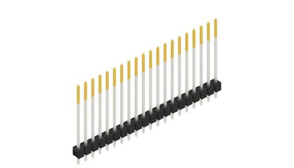 Fischer Elektronik Stiftleiste (Standard) Anzahl Reihen: 1 10048905 10St.