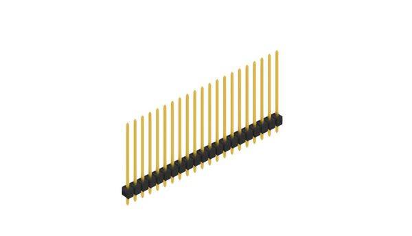Fischer Elektronik Stiftleiste (Standard) Anzahl Reihen: 1 10048907 10St.
