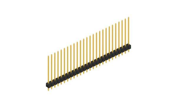 Fischer Elektronik Stiftleiste (Standard) Anzahl Reihen: 1 10048923 10St.