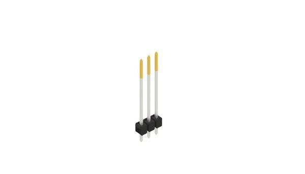 Fischer Elektronik Stiftleiste (Standard) Anzahl Reihen: 1 10048854 10St.