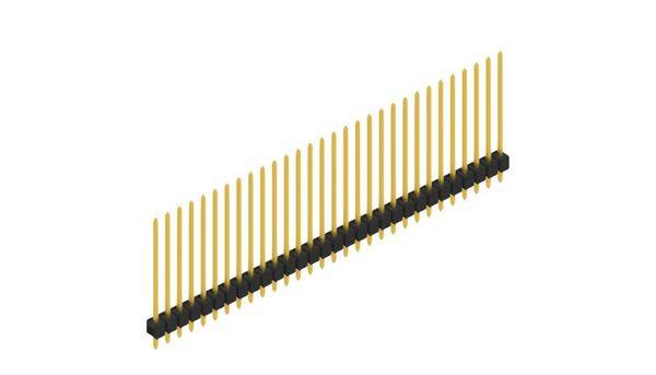Fischer Elektronik Stiftleiste (Standard) Anzahl Reihen: 1 10048935 10St.