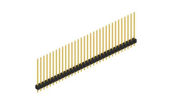 Fischer Elektronik Stiftleiste (Standard) Anzahl Reihen: 1 10048942 10St.