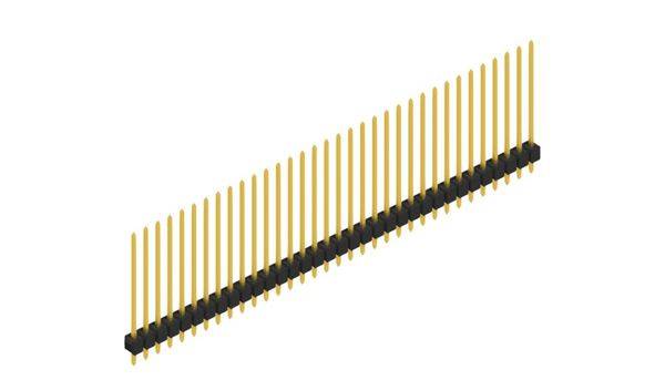 Fischer Elektronik Stiftleiste (Standard) Anzahl Reihen: 1 10048948 10St.