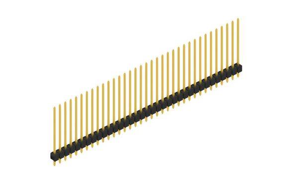 Fischer Elektronik Stiftleiste (Standard) Anzahl Reihen: 1 10048952 10St.