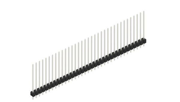Fischer Elektronik Stiftleiste (Standard) Anzahl Reihen: 1 10048954 10St.