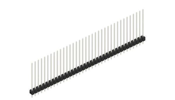Fischer Elektronik Stiftleiste (Standard) Anzahl Reihen: 1 10048957 10St.