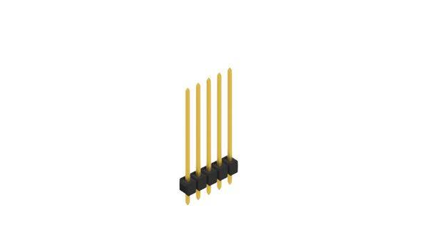 Fischer Elektronik Stiftleiste (Standard) Anzahl Reihen: 1 10048859 10St.