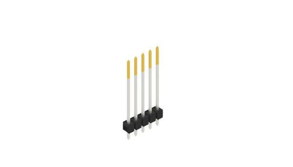 Fischer Elektronik Stiftleiste (Standard) Anzahl Reihen: 1 10048860 10St.