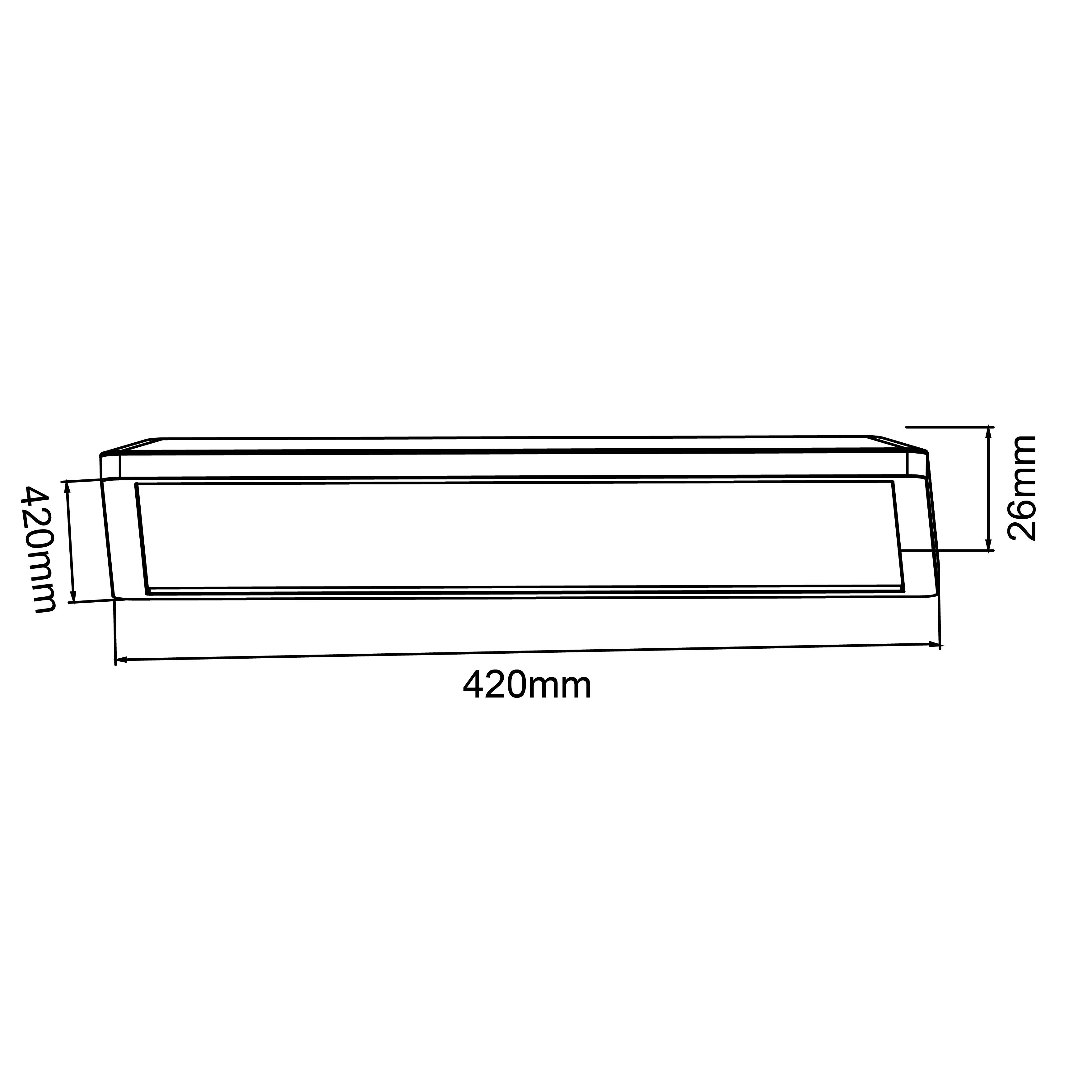 Brilliant Sorell G99881A05 LED-Panel 24W Warmweiß bis Kaltweiß Weiß