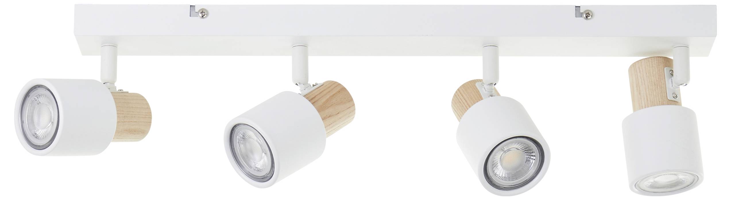 Brilliant Pini 10147/75 Deckenleuchte GU10 Weiß, Holz