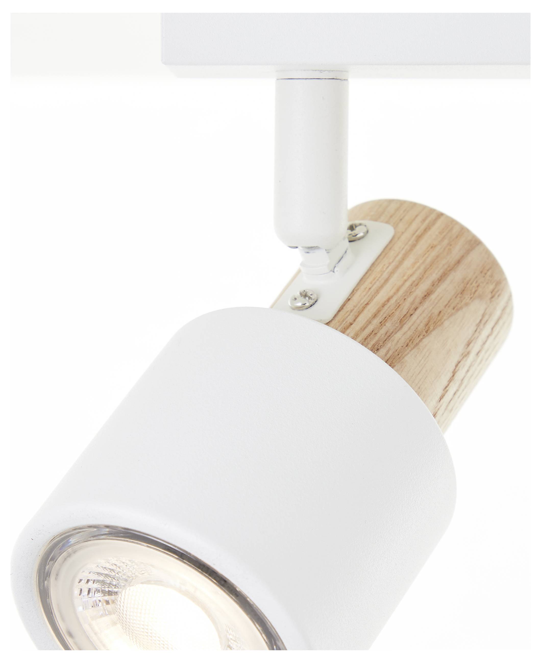 Brilliant Pini 10147/75 Deckenleuchte GU10 Weiß, Holz