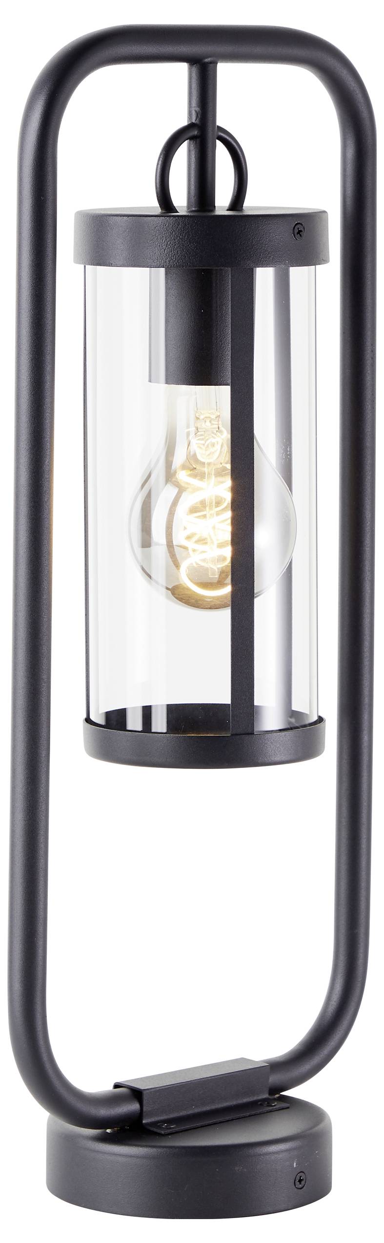 Brilliant Sidney 44292/06 Außeneinbauleuchte E27 Schwarz, Transparent