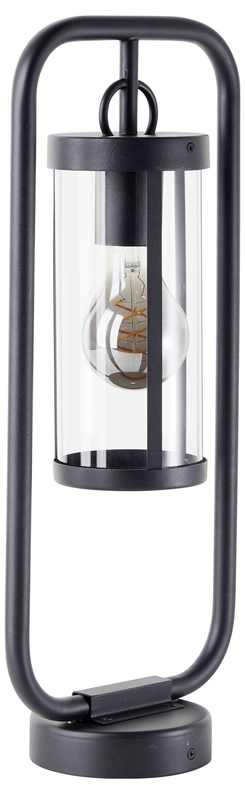 Brilliant Sidney 44292/06 Außeneinbauleuchte E27 Schwarz, Transparent