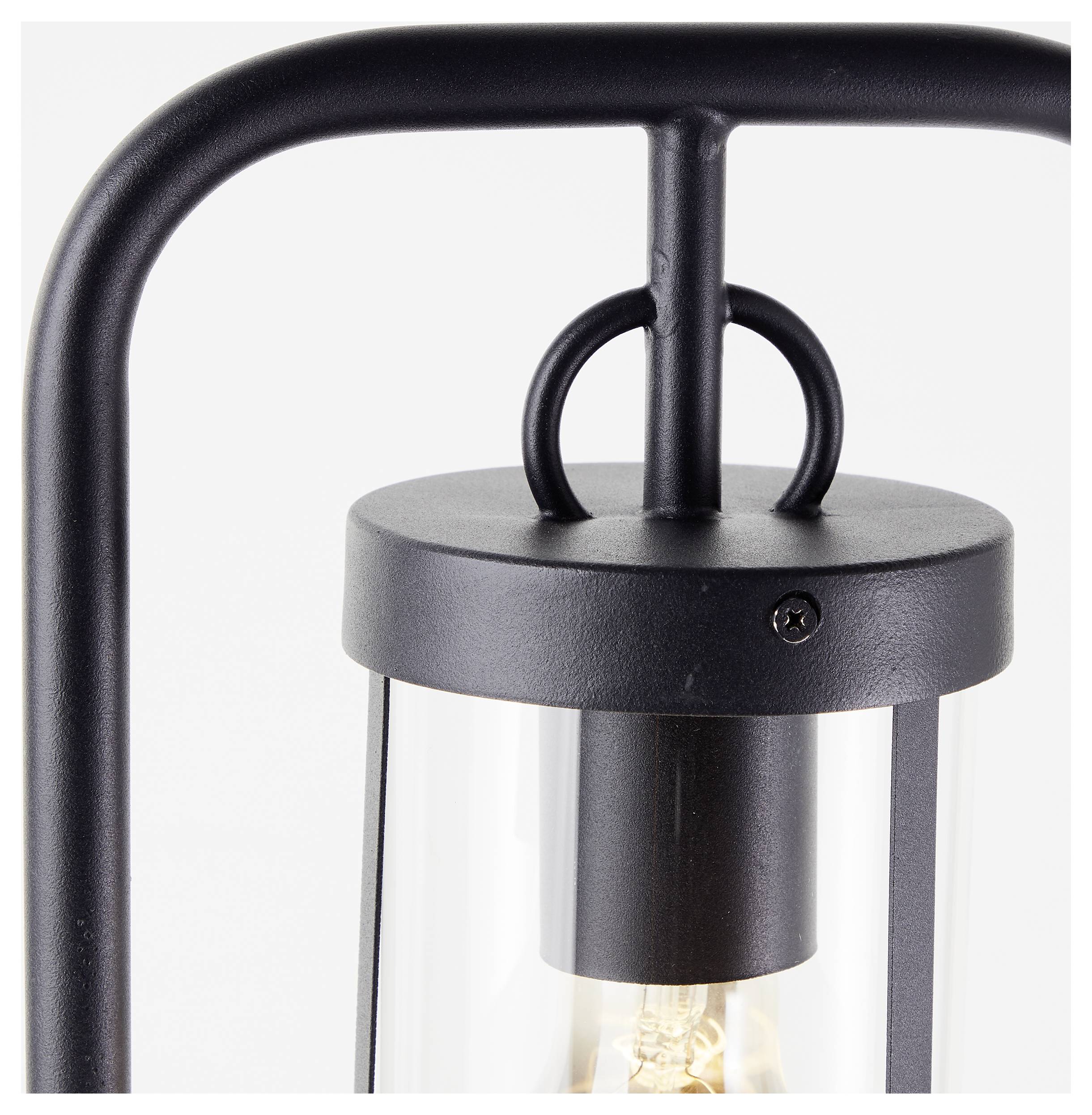 Brilliant Sidney 44292/06 Außeneinbauleuchte E27 Schwarz, Transparent