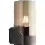 Brilliant Minou 44310/93 Außenwandleuchte E27 Schwarz, Rauchglas Brilliant Minou 44310/93 Außenwandleuchte E27 Schwarz, Rauchglas