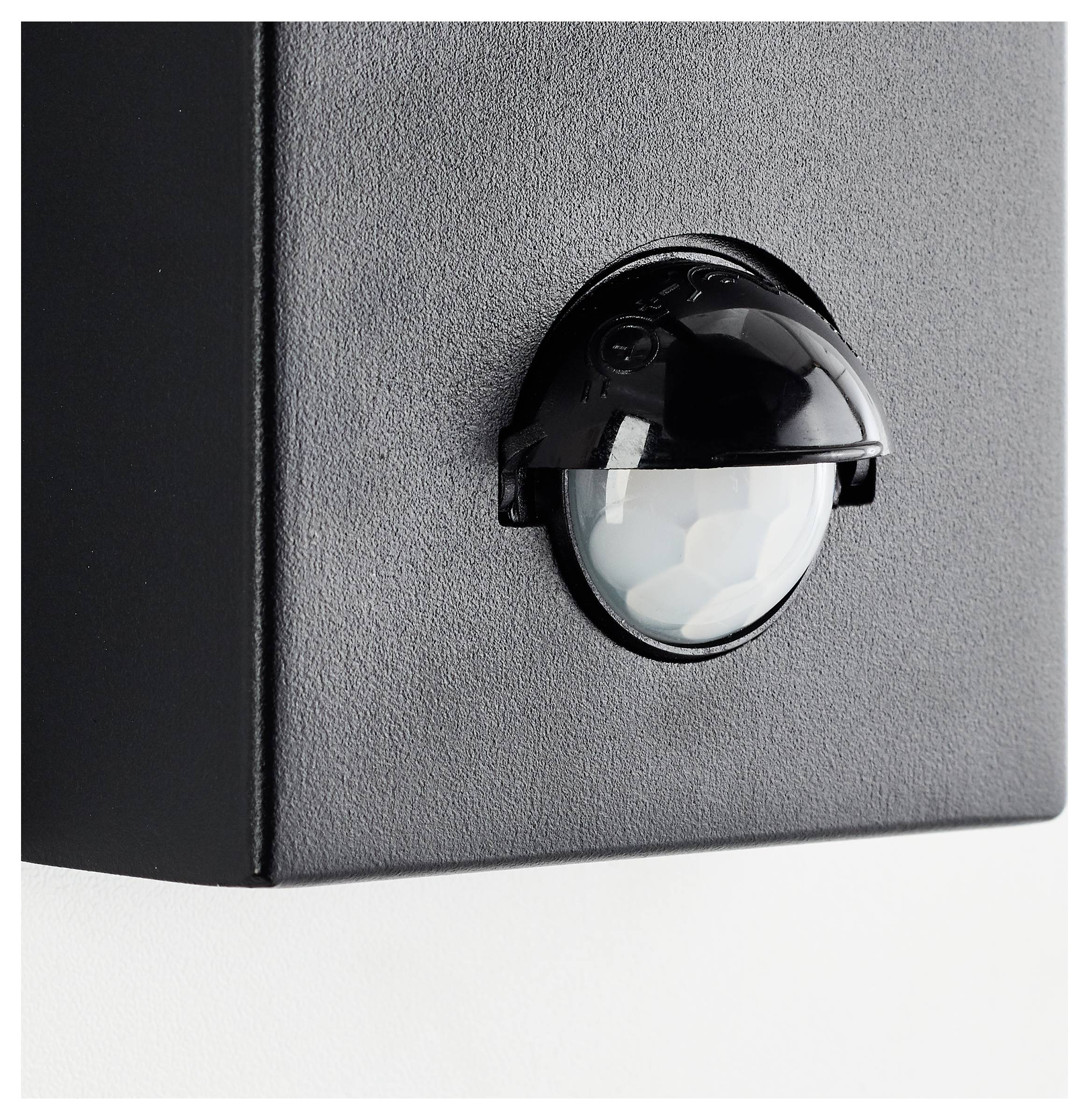 Brilliant Bari 44321/06 Außenwandleuchte mit Bewegungsmelder GU10 Schwarz