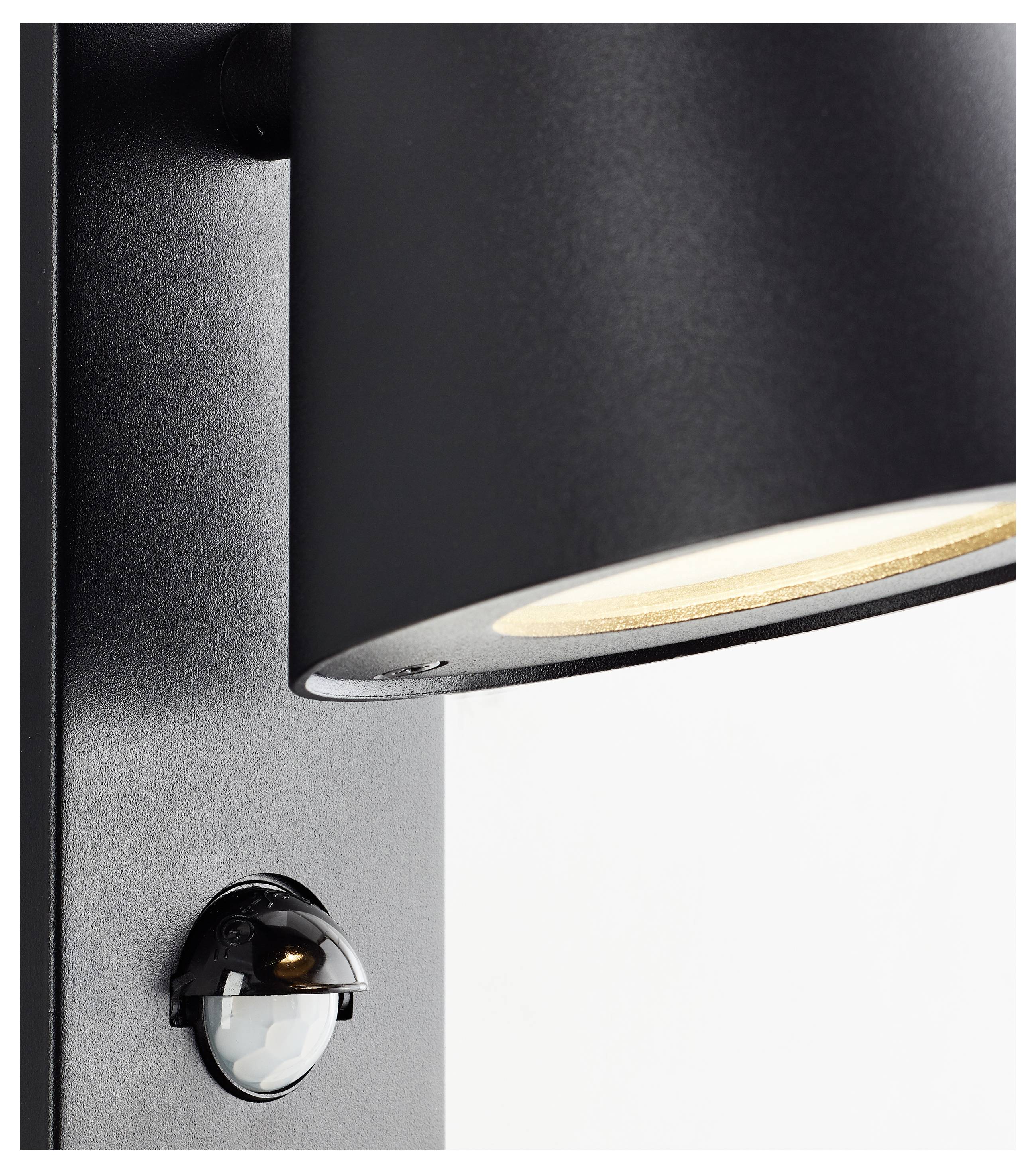 Brilliant Bari 44321/06 Außenwandleuchte mit Bewegungsmelder GU10 Schwarz
