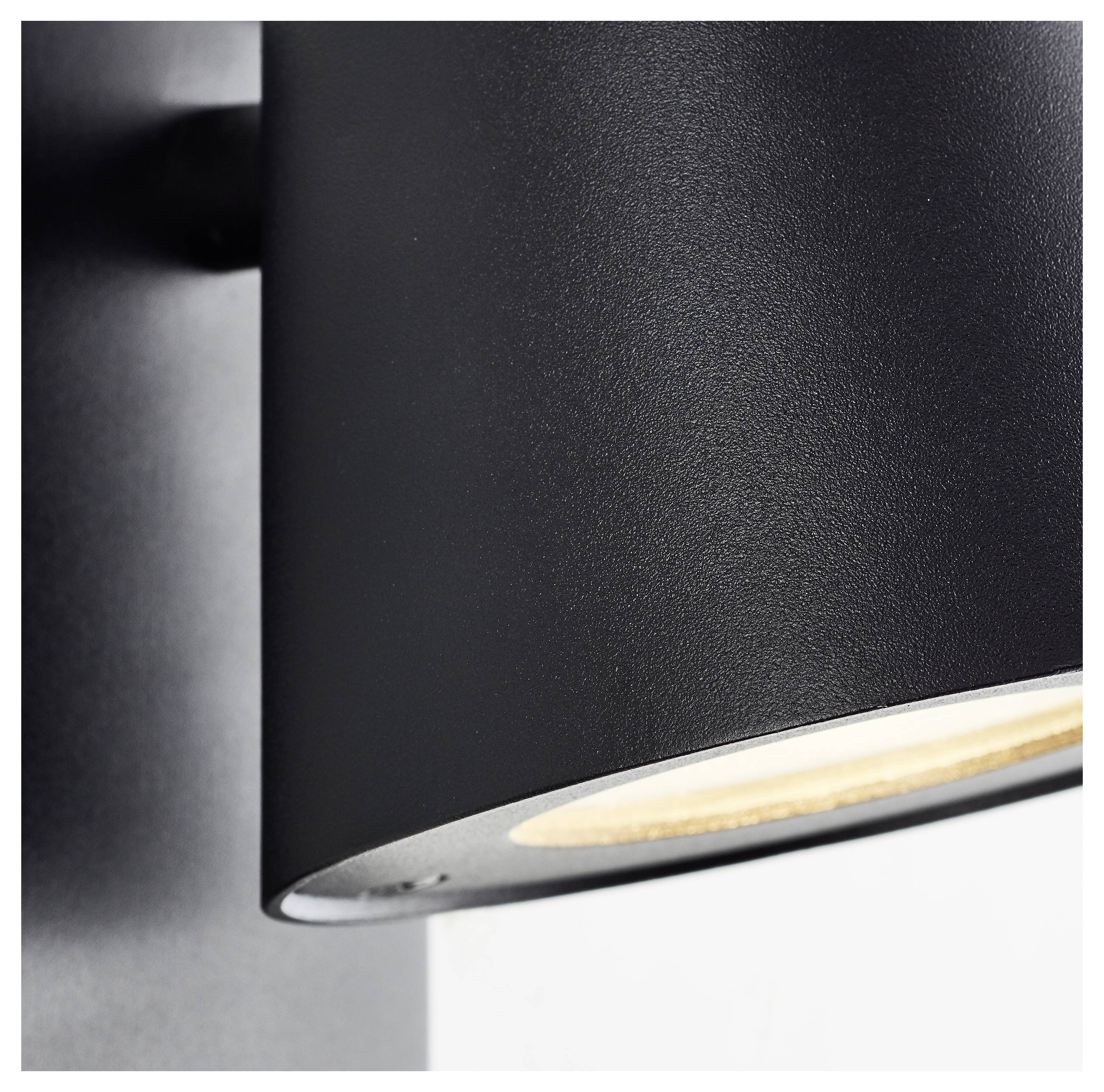 Brilliant Bari 44321/06 Außenwandleuchte mit Bewegungsmelder GU10 Schwarz