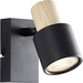 Brilliant Pini 10145/76 Wandleuchte GU10 Schwarz, Holz Brilliant Pini 10145/76 Wandleuchte GU10 Schwarz, Holz
