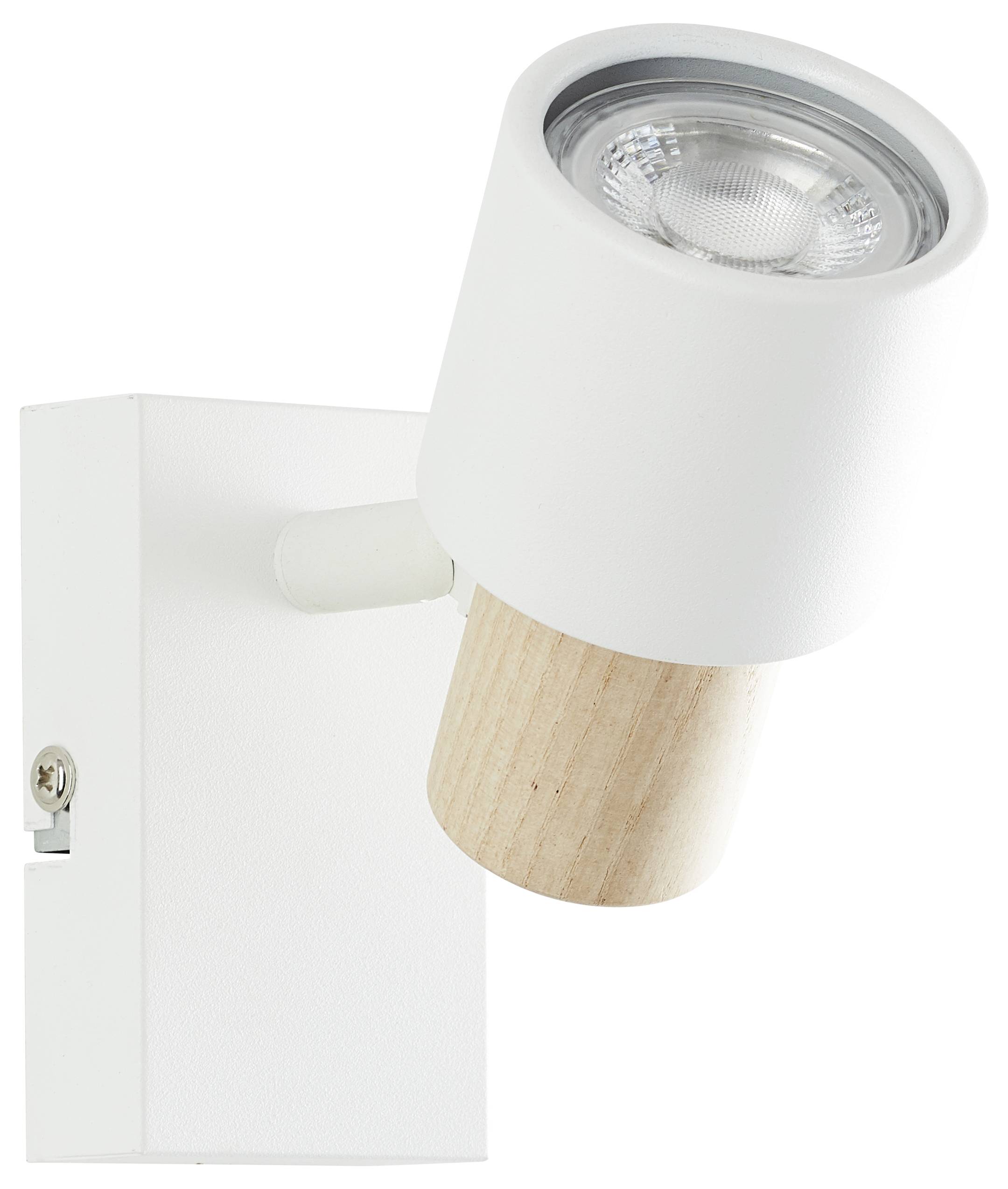 Brilliant Pini 10145/75 Wandleuchte GU10 Weiß, Holz