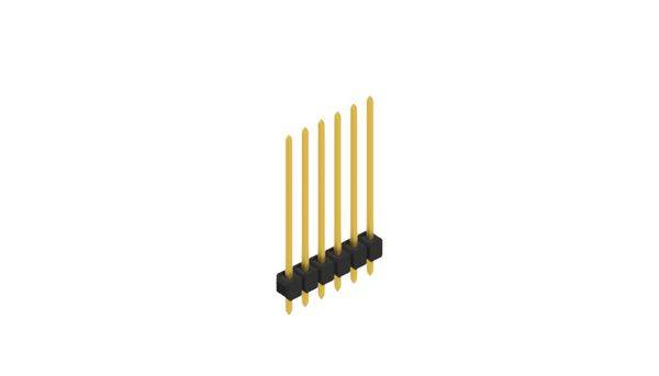 Fischer Elektronik Stiftleiste (Standard) Anzahl Reihen: 1 10048862 10St.