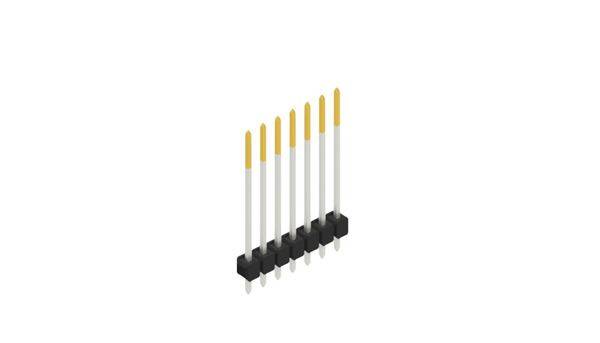 Fischer Elektronik Stiftleiste (Standard) Anzahl Reihen: 1 10048865 10St.