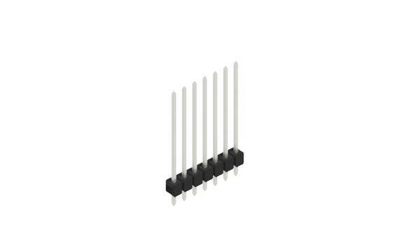 Fischer Elektronik Stiftleiste (Standard) Anzahl Reihen: 1 10048866 10St.