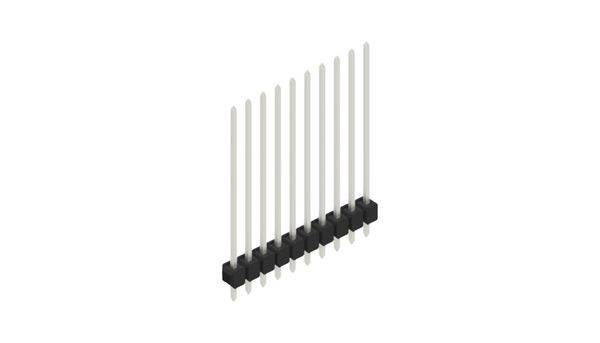 Fischer Elektronik Stiftleiste (Standard) Anzahl Reihen: 1 10048989 10St.