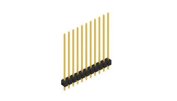 Fischer Elektronik Stiftleiste (Standard) Anzahl Reihen: 1 10048991 10St.