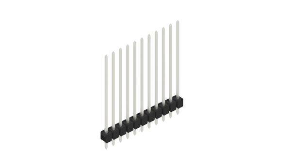 Fischer Elektronik Stiftleiste (Standard) Anzahl Reihen: 1 10048993 10St.